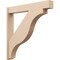 Ekena Millwork 7 1/2-in W x 48-in D x 48-in H Funston Block Rough Cedar Woodgrain TimberThane Outlooker, Primed Tan OUTUR075X48X48FST44RCPR - alternate 1